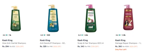 Image of Kesh king Shampoo upto 65% Discount