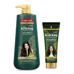 Kesh King Scalp and Hair Medicine Anti-Hairfall Shampoo, 600 ml & Kesh King Scalp and Hair Medicine Anti-Hairfall Condit