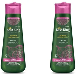 Kesh King Ayurvedic Onion Shampoo, Hair Fall Control (300ml, Pack of 2)