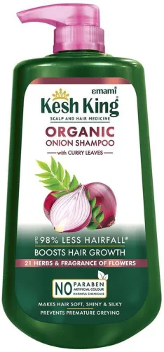 Image of Kesh King Organic Onion Shampoo with Curry Leaves | Anti Hair Fall | Paraben Free | (1000 ml)