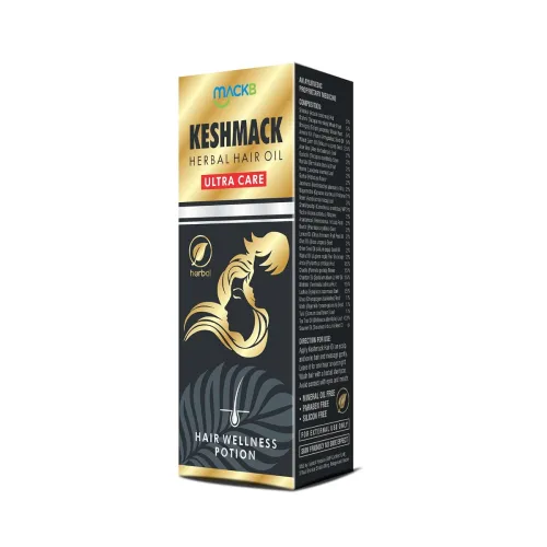 Image of Keshmack Herbal Hair Oil 100ml | Ayurvedic Hair Growth & Scalp Care Oil