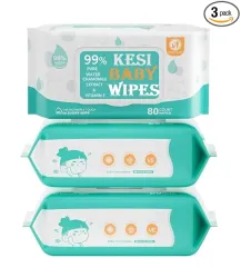 KESI ORNAMENTS Extra Large Water Wipes (240 Wipes, 3 Packs)