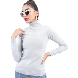 KETCH Acrylic Womens Sweater Grey M