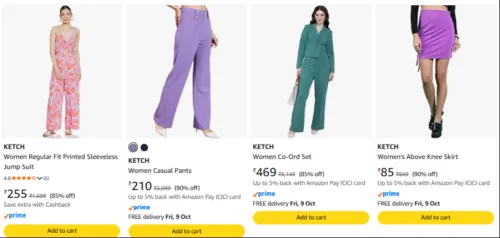 Image of KETCH at minimum 70% Discount
