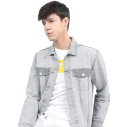 KETCH Mens Cotton Blend Full Sleeve Jacket