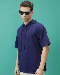 KETCH Men Oversized Hooded T-Shirt