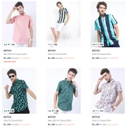 Ketch Mens shirt starting @ ₹149