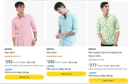 Ketch Mens Shirt starting at ₹247