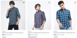 Ketch Men Shirt Starting @ ₹180