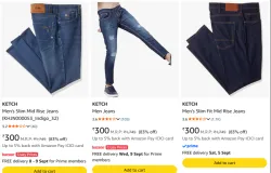 Ketch Mens Jeans Starting at @ ₹300