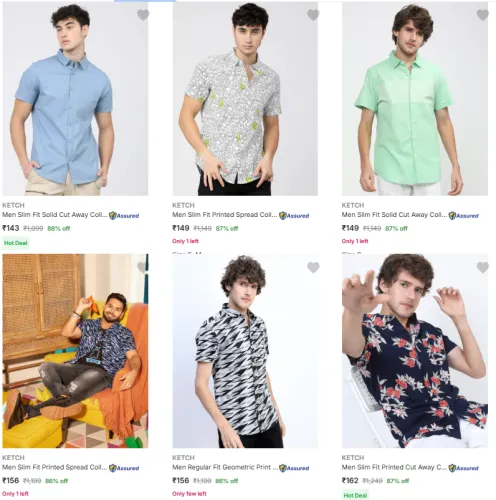 Image of Ketch Men's shirt @ Up to 87% Discount