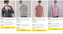 KETCH Mens Shirts Starting ₹187 
