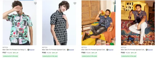 Image of Ketch Men's Shirts upto 85% Discount