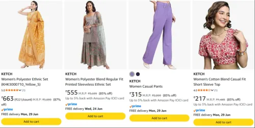 Image of KETCH Women clothing up to 87% Discount 