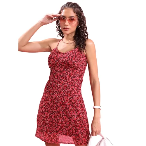 Image of KETCH Women's Polyester A-Line Mini Dress