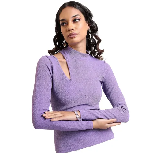 Image of KETCH Women Polyester Regular Fit Full Sleeve Tops