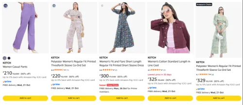 Image of KETCH women's cloths upto 90% Discount