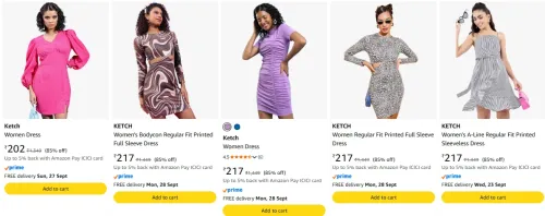 Image of Ketch Women's Dress at minimum 80% Discount