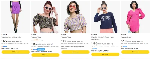 Image of Ketch womens fashion at 85% discount 