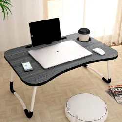 Ketisa Multipurpose Foldable Laptop Table (Black)