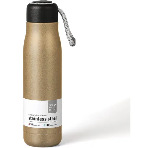 Image of KETOVED Vacuum Insulated Stainless Steel Water Bottle (Gold)