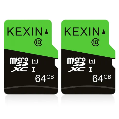 Image of KEXIN 64GB Micro SD Card - Pack of 2