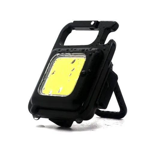 Image of Keychain Mini Cob Rechargeable Flashlight(Max 500 Lumens)