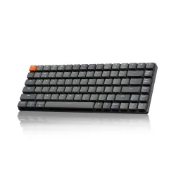 Keychron K3 Version 2, 84 Keys Ultra-Slim Wireless Bluetooth / USB Wired Mechanical Keyboard with White LED Backlit, Low