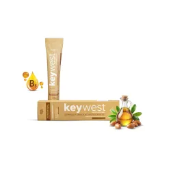 Keywest Professional Hair Color Tube No. 3 Dark Brown - 80gm 2in1 Formula Hair Color + Hair Spa