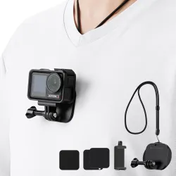 K&F Concept Magnetic Action Camera Chest Mount for GoPro Hero 13/12/11/10/9 Balck, DJI Osmo Action 5 Pro/4/3/2 and More 