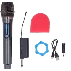 kh UHF Portable Wireless Microphone System