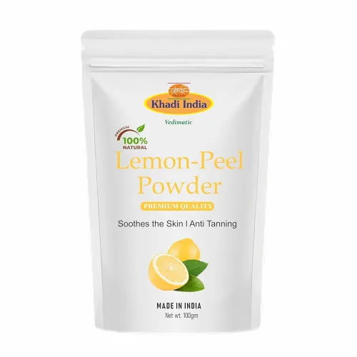 Image of Khadi 100% Pure & Natural Lemon Peel Powder 100gm