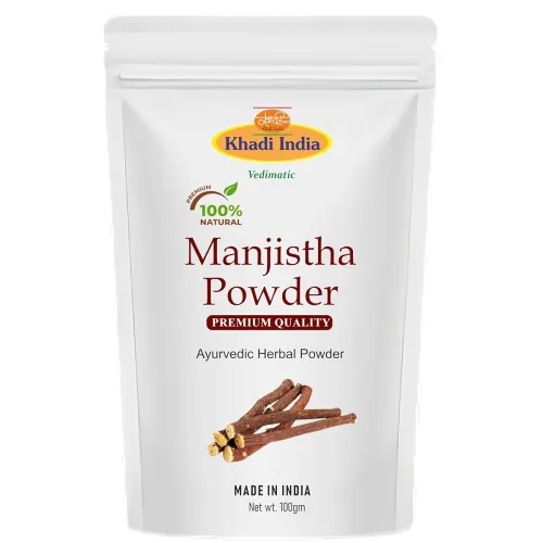 Image of Khadi 100% Pure & Organic Manjistha Powder (Rubia Cordifolia) 