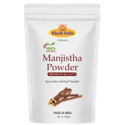 Khadi 100% Pure & Organic Manjistha Powder (Rubia Cordifolia) 