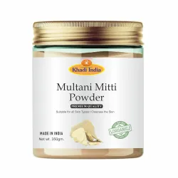 Khadi 100% Pure & Organic Multani Mitti Powder, 350G 