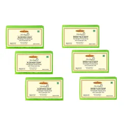 Khadi Antiseptic And Moisturising Bathing Soap 125G (Pack Of 6)