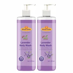 Khadi Herbal Lavender Body Wash Pack of 2