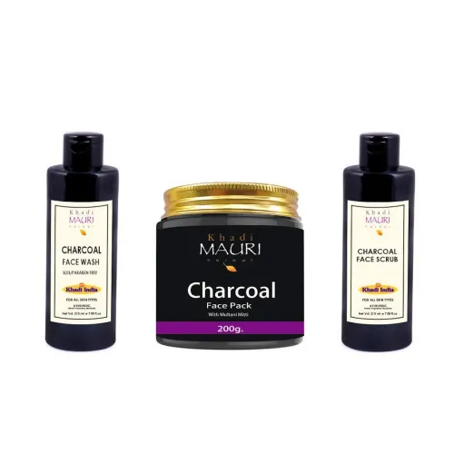 Image of Khadi Mauri Herbal Black Henna With Amla, 75 Gm (Pack Of 4)