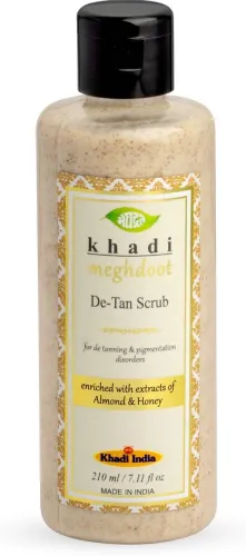 Image of KHADI MEGHDOOT Almond and Honey De Tan Scrub 210ml