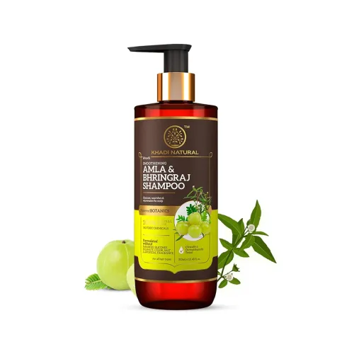 Image of Khadi Natural Amla & Bhringraj Shampoo 310ml