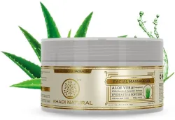 KHADI NATURAL Ayurvedic Aloe Vera Gel|Moisturizing|Remove Dead Skin|Natural glow  (200 g)