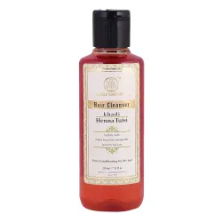 Khadi Natural Henna Tulsi For Anti Dull/Damage / Hair Fall soft & Smooth control