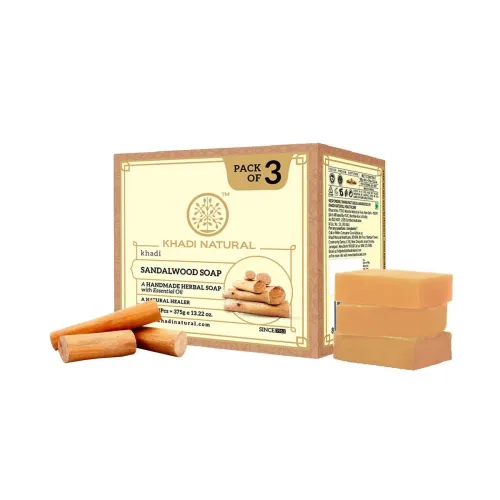 Image of Khadi Natural Sandalwood Soap Po3