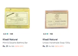 Khadi Natural Soap @ Starting ₹31