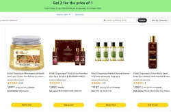 Khadi Organique Beauty Products Get 2 for the price of 1 starting at ₹207