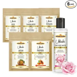 Khadi Utkrisht Face Pack Powder (Pack of 6)