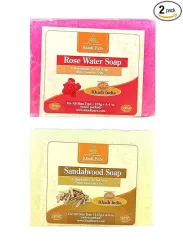 Khadi pure Herbal Rose Water Sandalwood Soap Po2