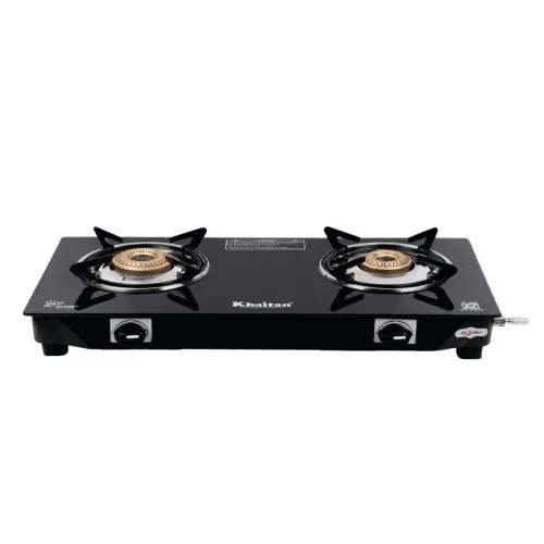 Image of Khaitan Black 2 Burner Gas Stove