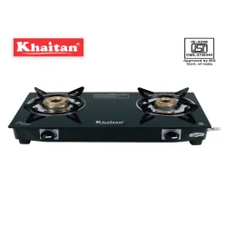 Khaitan Black 2 Burner Gas Stove