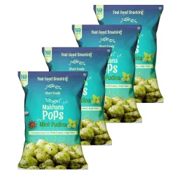 Khari Foods Premium Flavoured Makhana 25g, Crunchy & Roasted Makhana Pops, Protein Source, Fibre Rich, No Palm Oil, Glut